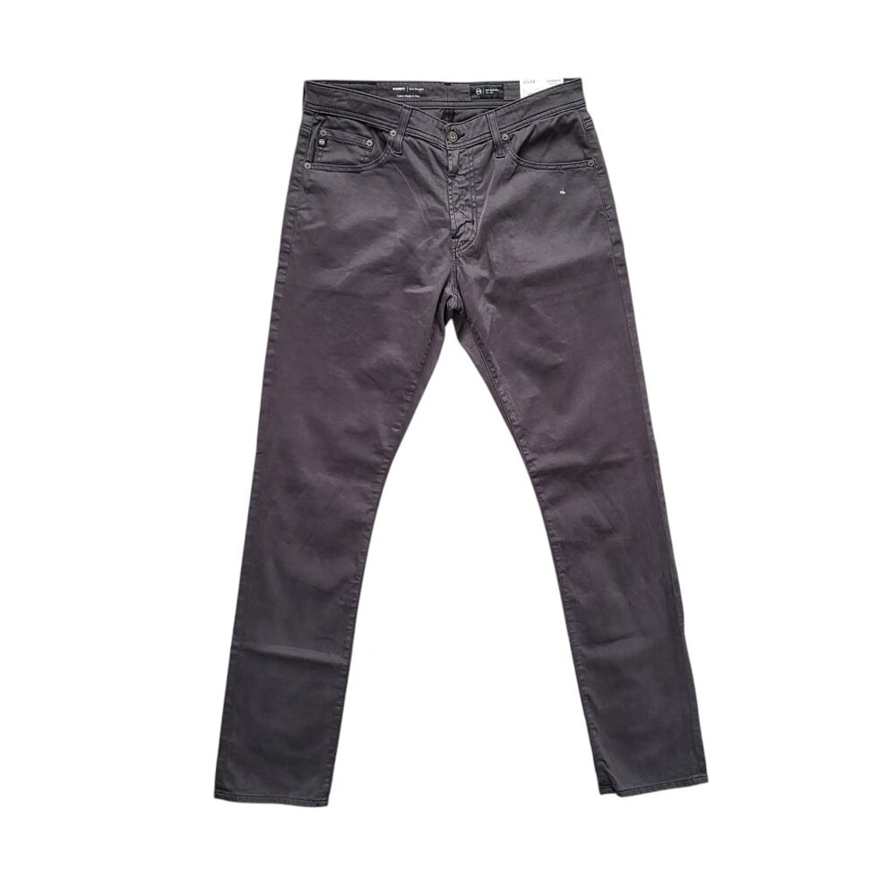 Adriano Goldschmied The Everett Sueded Stretch Sateen Pants in Grey Men's 32X34